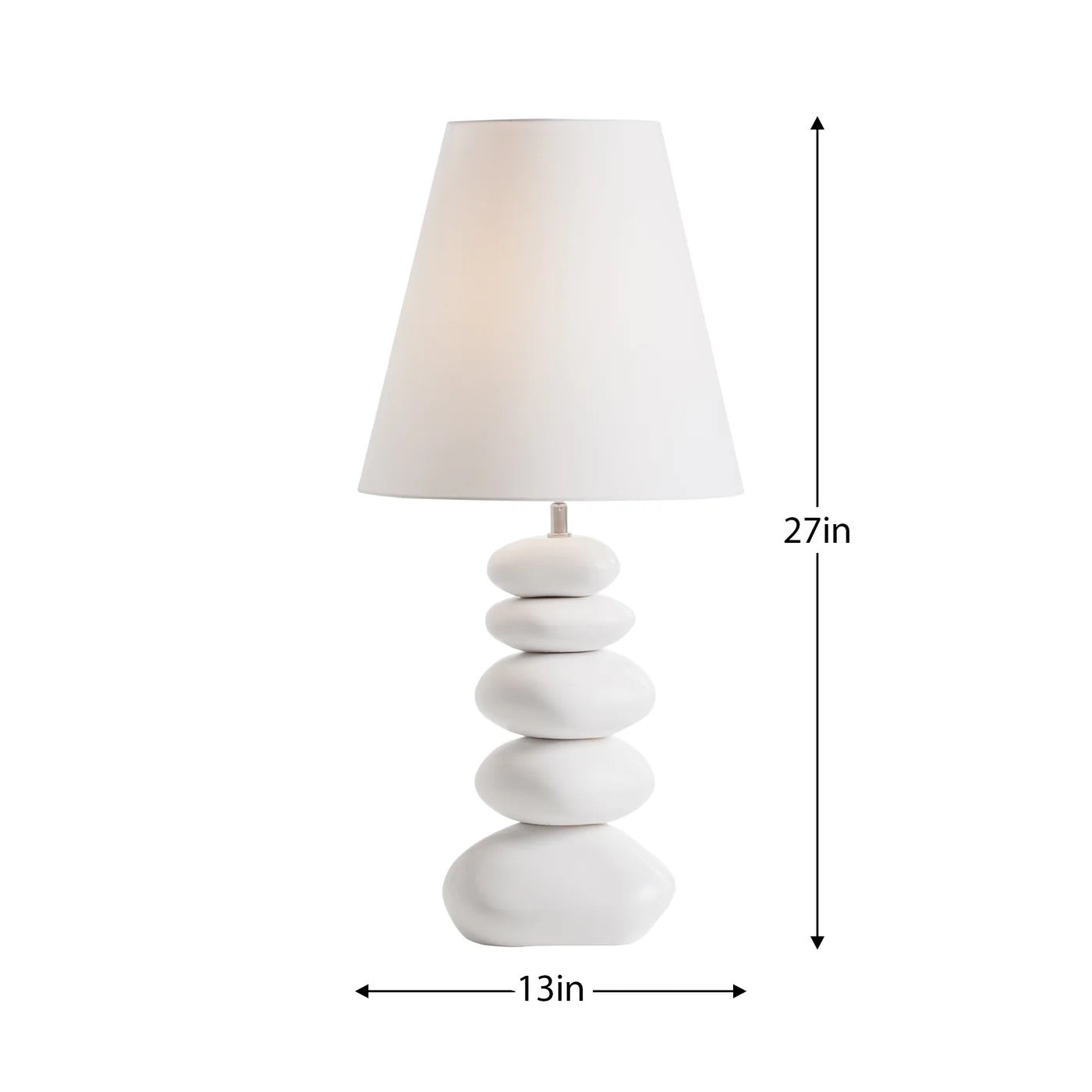 TABLE LAMP NORDIC - WHITE CERAMIC