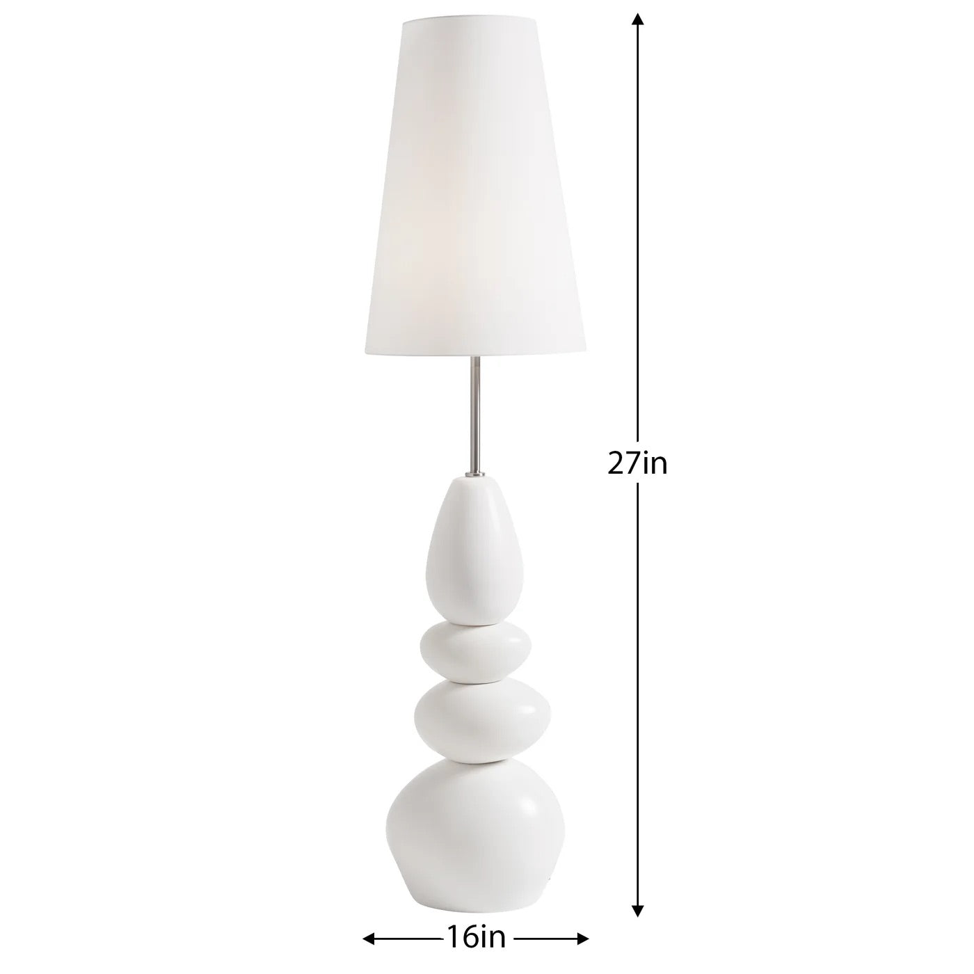 FLOOR LAMP NORDIC - WHITE CERAMIC