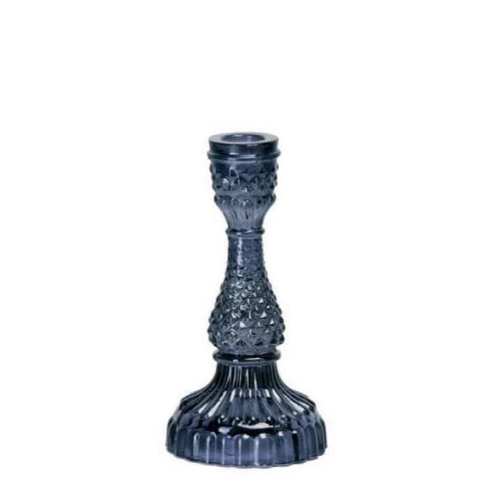 CANDLE HOLDER, SMALL BELLA - BLACK