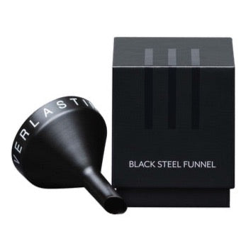 STEEL FUNNEL, BLACK - FOR EVERLASTING CANDLES