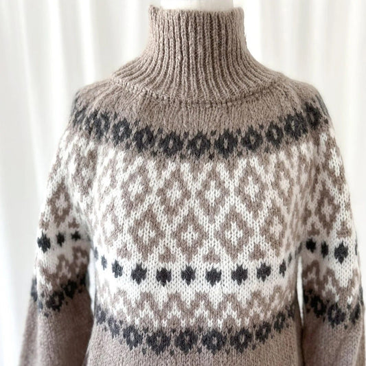 PIPPA MOHAIR KNIT - TAUPE