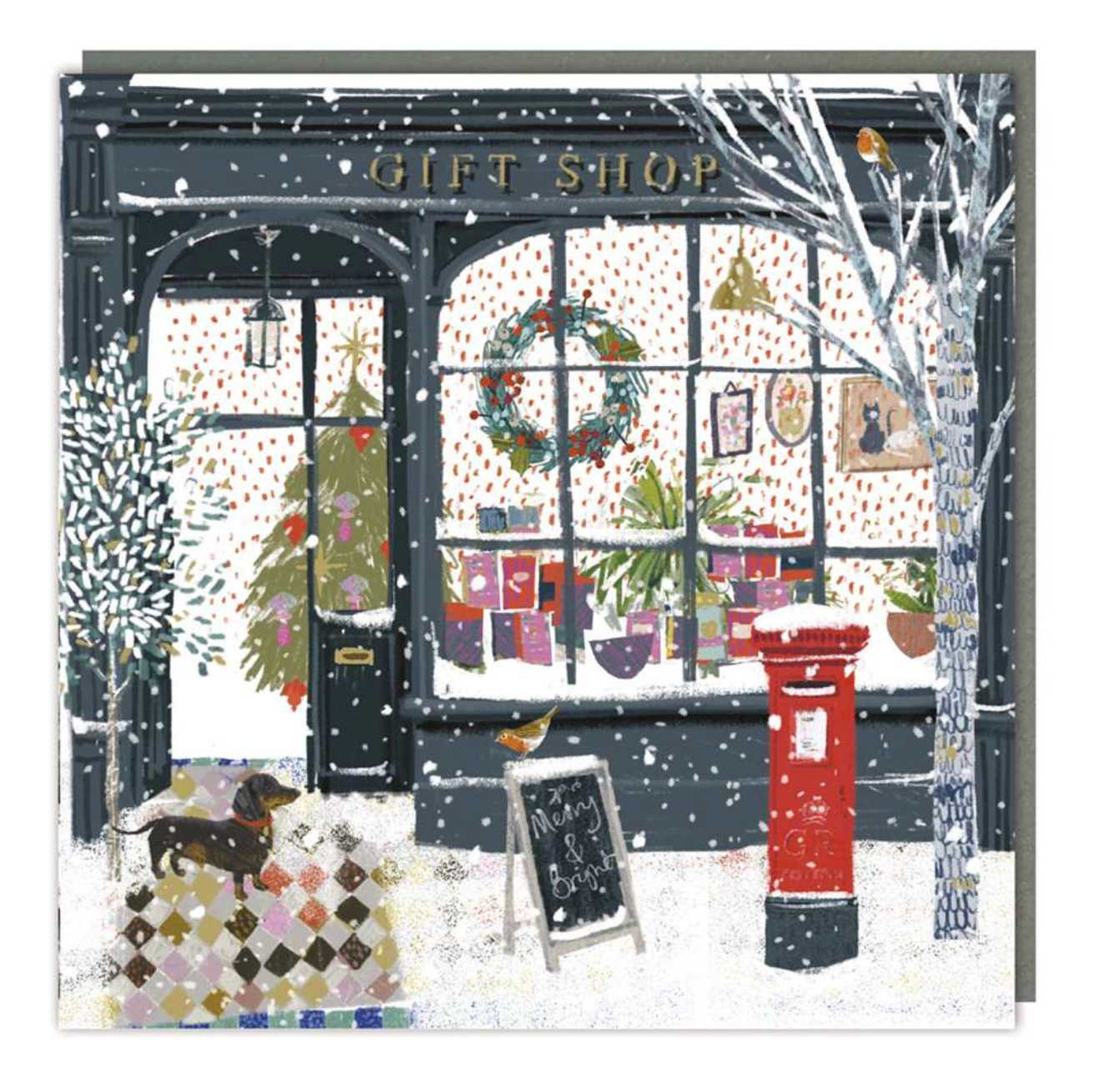 CHRISTMAS CARD - WINTER WINDOW