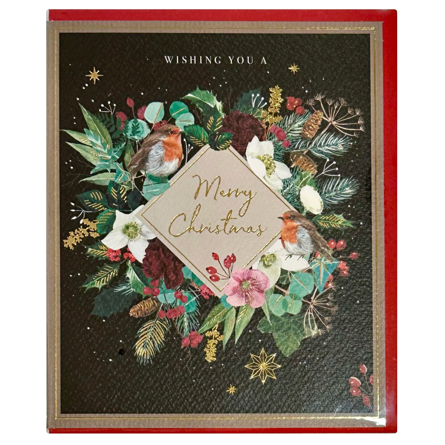 CHRISTMAS CARD - WINTER FLOWERS