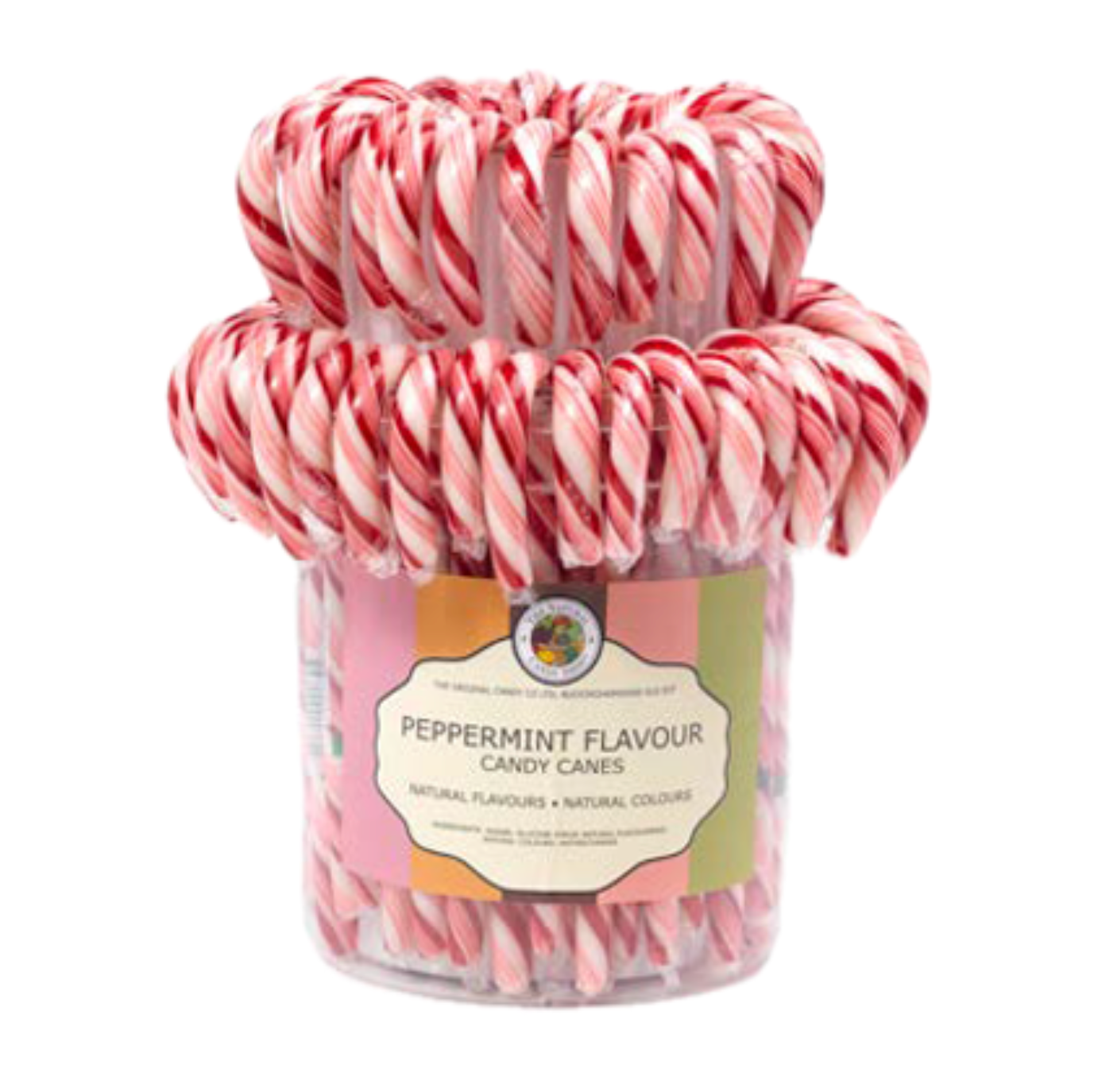 PEPPERMINT CANDY CANE - "POLKA GRIS"