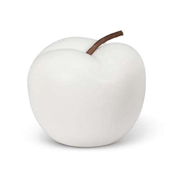 APPLE, MATTE - WHITE, 3.5"D