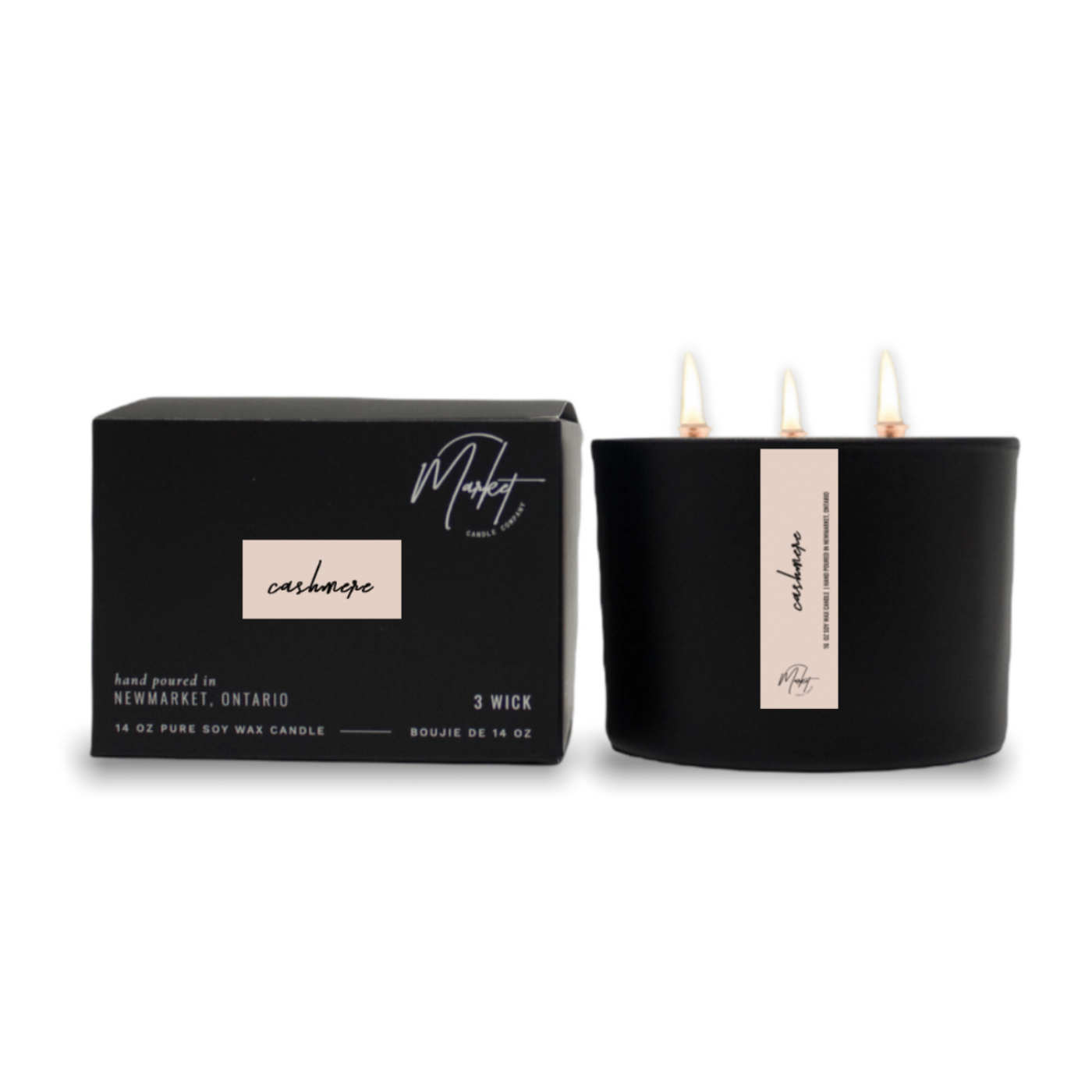 CANDLE (SOY WAX), CASHMERE 14 oz