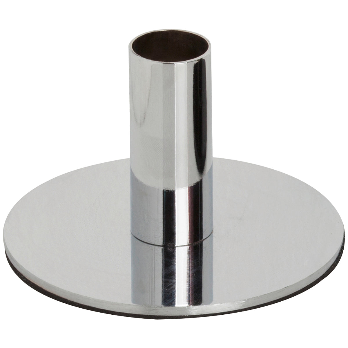 CANDLE HOLDER - METAL SILVER