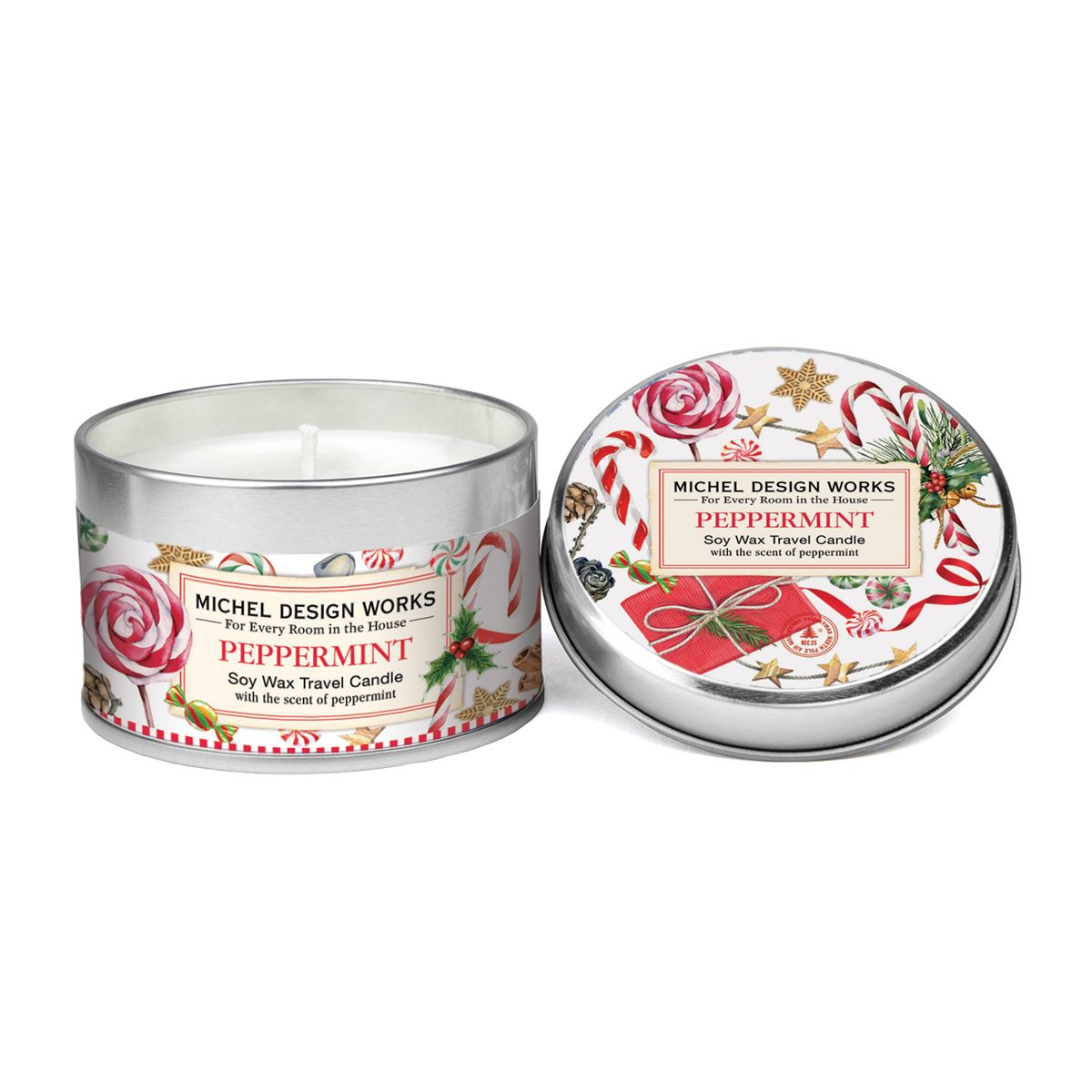TRAVEL CANDLE, PEPPERMINT