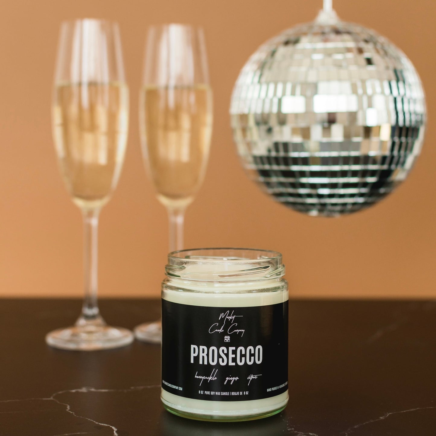 CANDLE (SOY WAX), PROSECCO 8 oz