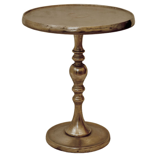 ACCENT TABLE ROWAN - ANTIQUE BRASS FINISH